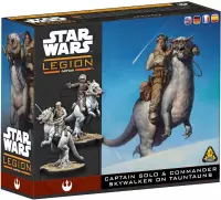 Ilustracja Star Wars Legion 2.0: Captain Solo & Luke Skywalker on Tauntaun